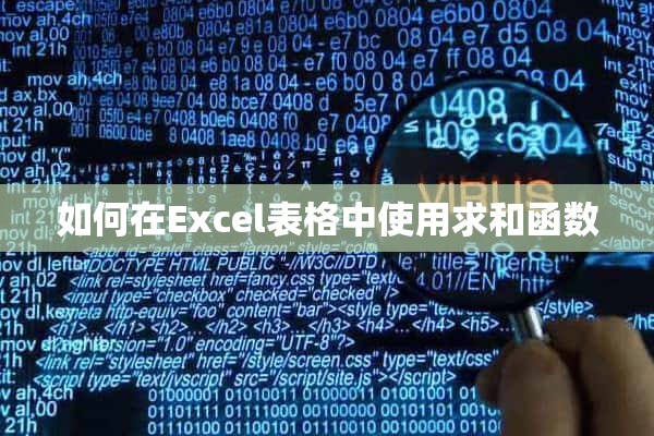 如何在Excel表格中使用求和函数