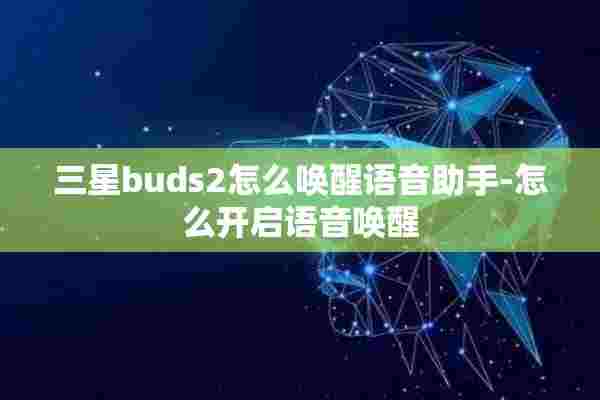 三星buds2怎么唤醒语音助手-怎么开启语音唤醒