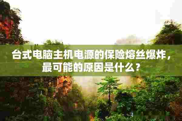 台式电脑主机电源的保险熔丝爆炸，最可能的原因是什么？