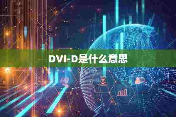 DVI-D是什么意思