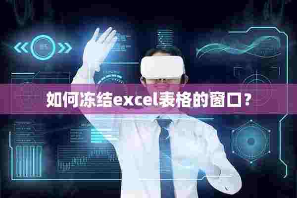 如何冻结excel表格的窗口？