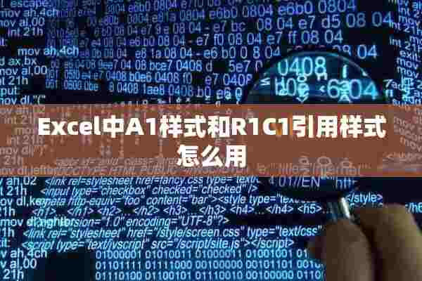 Excel中A1样式和R1C1引用样式怎么用