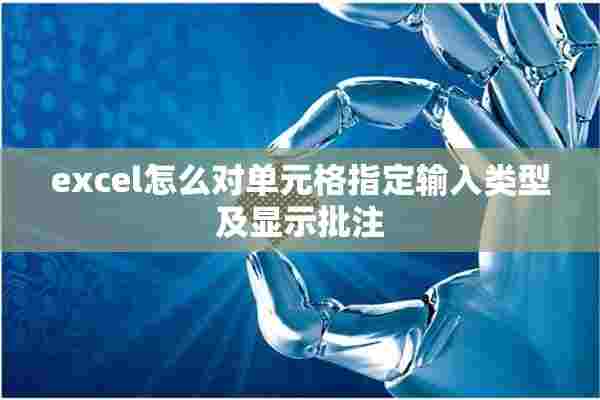 excel怎么对单元格指定输入类型及显示批注