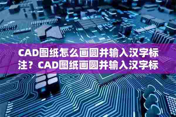 CAD图纸怎么画圆并输入汉字标注？CAD图纸画圆并输入汉字标注方法